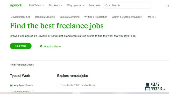 freelancer website upwork